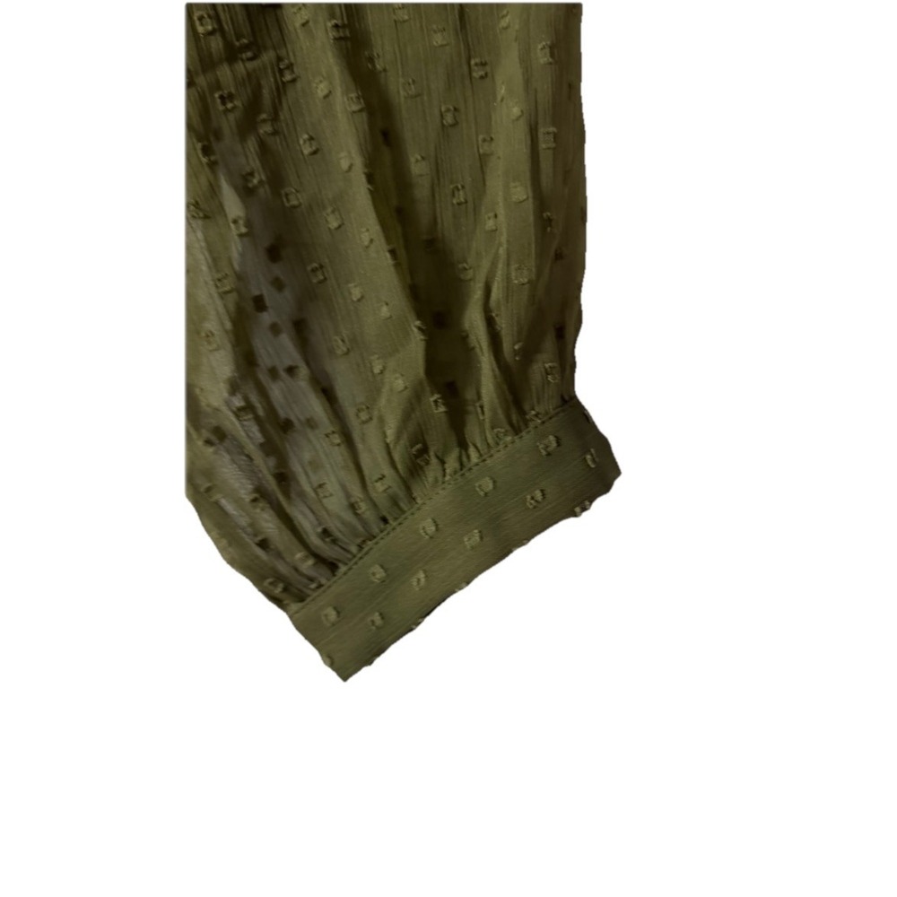 NWT Ann Taylor LOFT Womens Long‎ Sleeve Lined Casual Green Top Shirt Size Large - Picture 5 of 12